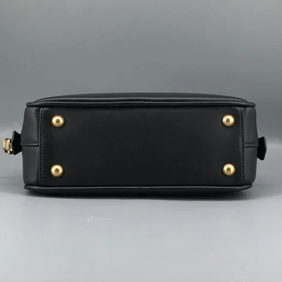 Miu Miu Black Leather Satchel Bag 22×11×8cm - Picture 7 of 13